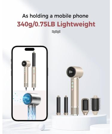 Buy Airstyler 5 in 1 - 11000 RPM Hairdryer & Multi-Style Hairstyler with Automatic Air-Curling | Quick Drying & Volume Brush | International Shipping - Buy Online on SooperMarket.com
