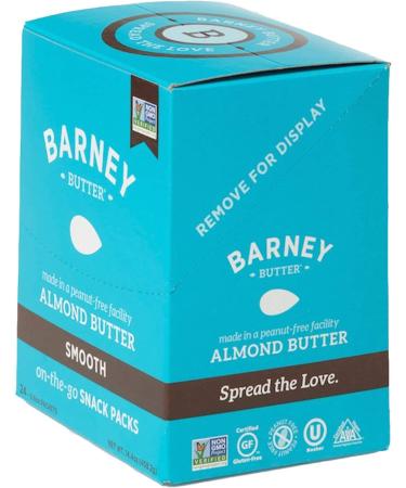 Almond Butter Snack Pack - Smooth, Paleo Friendly, Keto, Non-GMO - Skin-Free - 0.6oz (Pack of 24) - Buy Online on SooperMarket.com
