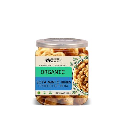 Blessfull Healing Organice SOYA Mini Chunks for Breakfast 1 lb (453 Gram)