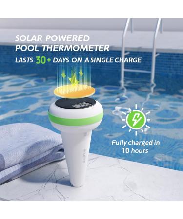 Buy Inkbird IBS-P03R Solar Radio Pool Thermometer - IP68 Waterproof High Precision Floating Water Thermometer for Pools Ponds & Whirlpools - Buy Online on SooperMarket.com