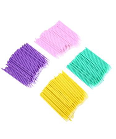 Zetiling 400pcs Bendable Micro Applicator Brushes - Sanitary Makeup Wands for Precision Application - Buy Online on SooperMarket.com