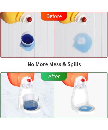 Buy 2 Pack Laundry Detergent Cup Holder & Drip Catcher - No More Leaks! | International Shipping Available - Buy Online on SooperMarket.com