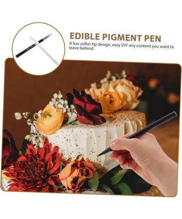 Didiseaon 6 Pcs Can Be Food Coloring Pen Green Icing Pen Dual Tip Markers Baking Pencil White Edible Marker Chocolate Mark Pen Red Edible Marker Red Ink Pen Baking Marker Cake Plastic Brush - Buy Online on SooperMarket.com