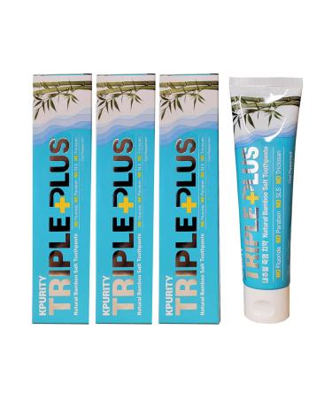 Triple Plus Premium Natural Bamboo Salt Toothpaste 133g (3)