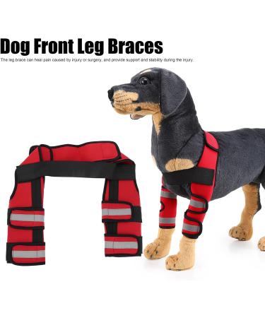 Dog Front Leg Protector Protector Wrist Guard Pet Knee Pads Reflective Stripe for Ligament Injuries Sprains for Loss of Stability(#1 M) - Buy Online on SooperMarket.com