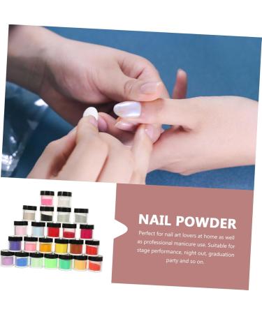 Baluue 72 Boxes Nail Crystal Powder DIY Manicure Powder Yn Nail Products Pigment Powder for Nails Pp - Buy Online on SooperMarket.com