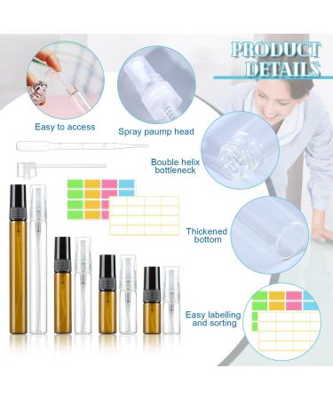 Dbuwqips 28 Pieces Travel Perfume Atomizer Perfume Holder Travel Refillable Travel Perfume Bottle Perfume Refillable for Perfume Dispensing Aromatherapy - Buy Online on SooperMarket.com
