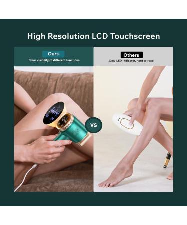 AMINZER 2023 IPL Hair Removal Device 3-in-1 Functions HR/SC/RA | 9 Energy Levels | 999900 Flashes | Painless Laser Hair Removal Device with LCD Touch Screen - Buy Online on SooperMarket.com