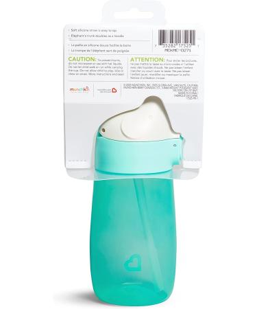 Munchkin Flip n Lock Elephant Toddler Straw Cup 12oz - Mint | 1 Pack - Buy Online on SooperMarket.com