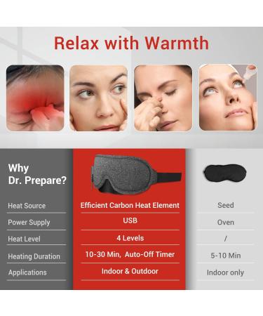 Dr. Prepare Heated Eye Mask & 10000mAh Power Bank Bundle - Relaxation and On-the-Go Charging - Buy Online on SooperMarket.com