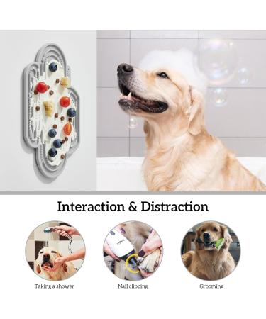 Ohmo Slip Mat for Dogs and Cats - 2PC Cute Cactus Design Leakproof Puppy Mat Pet Fear Relief & Slow Feeder Food-Grade Silicone (Light Green & Ash) - Buy Online on SooperMarket.com