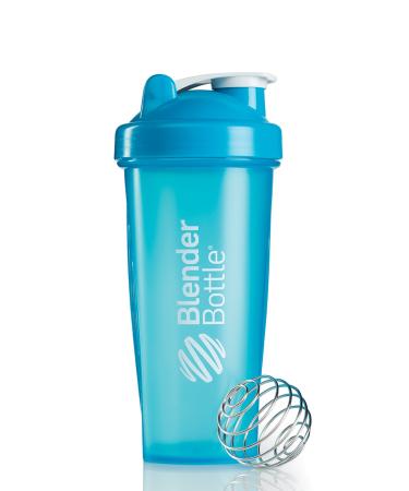 BlenderBottle Classic (Discontinued Style), 28-Ounce, Aqua/Aqua 28oz Aqua/Aqua