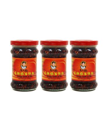Laoganma Crispy Chilli in Oil 210g (Pack of 3) by CNMART