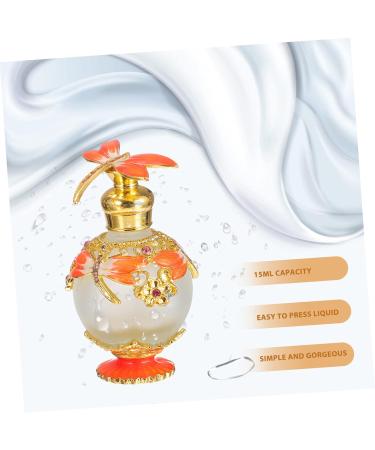HAPINARY 15 Dragonfly Perfume Bottle Glass Perfume Bottle Essential Oil Container Retro Empty Frosted Glass Refillable Perfume Bottle Dubai Style Perfume Bottle Vintage Bottled - Buy Online on SooperMarket.com