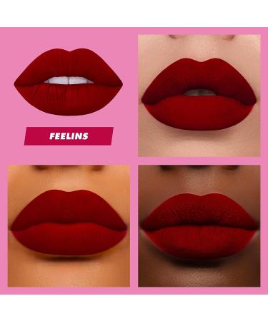 Lime Crime Velvetines Feelins Liquid Matte Lipstick - Deepest True Red | Long-Lasting & Comfortable Wear | Talc-Free & Paraben-Free - Buy Online on SooperMarket.com