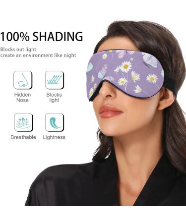 Adjustable Light Blocking Eye Mask for Deep Sleep | Breathable & Comfortable | Ideal for Travel, Yoga, and Meditation - Buy Online on SooperMarket.com