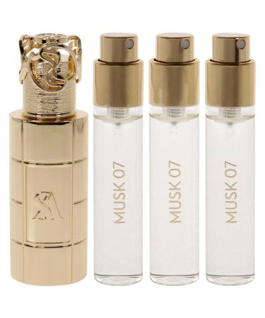 Swiss Arabian Musk 01 Giftset - Arabian Perfumes for Women and Men - Long Lasting Perfume - Fruity Floral Musk Perfume - 3 Bottles with Case - 4 pc - Buy Online on SooperMarket.com