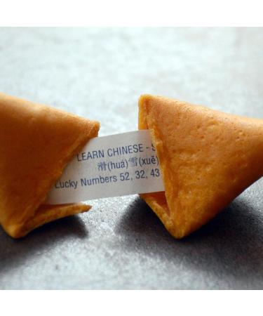 Tiger Tiger Fortune Cookies Citrus Flavour (20pcs) - Individually Foil Wrapped Biscuits Bulk Cookies Vmart  - Buy Online on SooperMarket.com