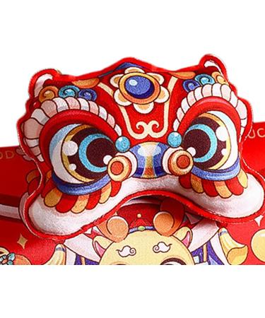 Harilla Hong Bao Red Packets Gift Packets Hongbao Lucky Money Chinese Lunar New Year Red Envelopes for Spring Festival Graduation Lion Head 18.5x15cm - Buy Online on SooperMarket.com
