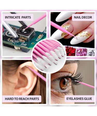 100 Pcs Disposable Micro Applicator Brushes for Makeup & Eyelash Extensions - Buy Online on SooperMarket.com