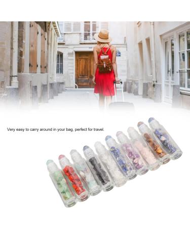 10 Pack Roller Bottles for Essential Oils - Premium Quality Refillable Glass Bottles for DIY Aromatherapy & Travel - Buy Online on SooperMarket.com