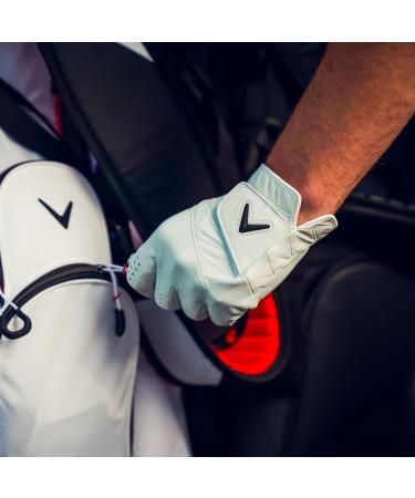 Callaway Golf Men's Tour Authentic Glove (2022) - Standard M White for Right Hand | International Shipping Available - Buy Online on SooperMarket.com