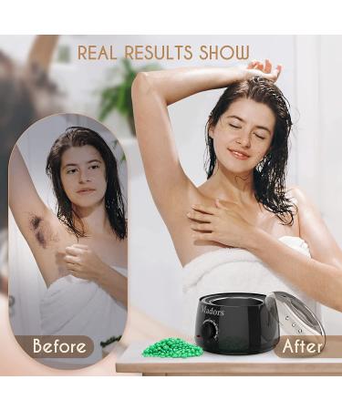 Madors Waxing Kit for Women - Intelligent Temperature Control Wax Warmer with Hard Wax Beads - Buy Online on SooperMarket.com