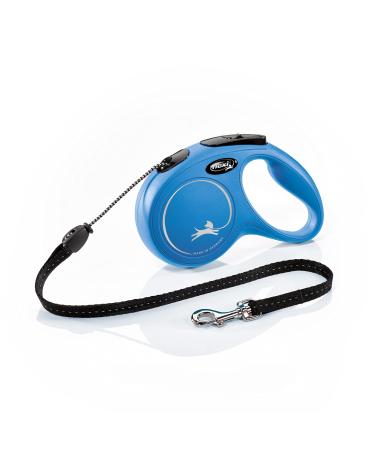 flexi New Classic M rope 5 m blue for dogs up to 20 kg blue M 5 m