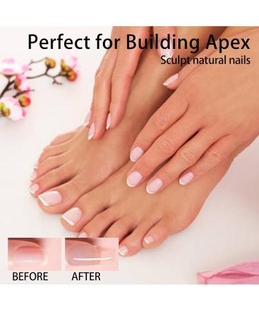 Lofuanna 5-in-1 Builder Gel in a Bottle - Clear Hard Gel for Nail Extension - Nail Kit with File & Adhesive - Nail Art Decoration - 3 Piece Set - Buy Online on SooperMarket.com