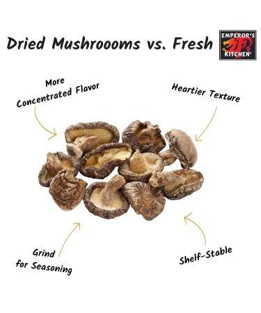 Emperor's Kitchen Organic Whole Shiitake Mushrooms - 17.6oz Bag - Buy Online on SooperMarket.com