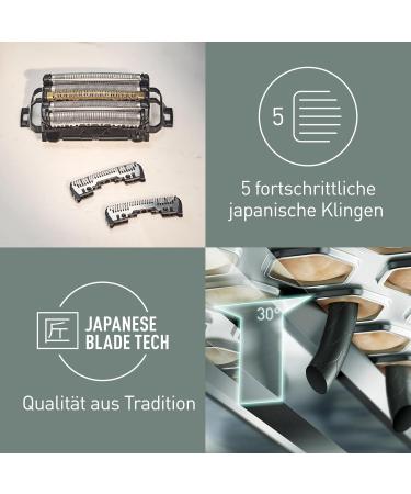 Buy Panasonic WES9040Y1361 Replacement Blades & Shear Film - Compatible with ES-LV9U & ES-LV6U | 5-Blade System Waterproof Japanese Stainless Steel - Buy Online on SooperMarket.com