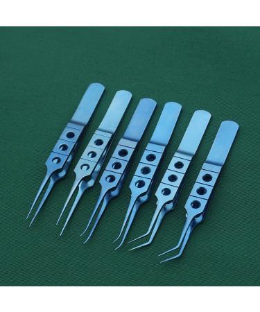 Buy Oyrcvweuy Professional Eyelid Tweezers for Ophthalmological Microsurgery - Durable Stainless Steel with Dwelled Platform 2# - International Shipping Available - Buy Online on SooperMarket.com