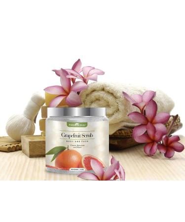 Grapefruit Scrub for Face and Body | Deep Cleansing Exfoliator for Acne-Prone Skin | Brighten Your Complexion | Pure Original - Buy Online on SooperMarket.com