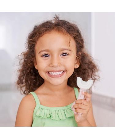 Cartoon Kids U Shaped Toothbrush Children U Shape Toothbrush - Cute Cartoon Whitening Toothbrush Teeth Cleaning Design for Kids Ages 2-6 Uwariloy Pink 1 count (Pack of 1) - Buy Online on SooperMarket.com