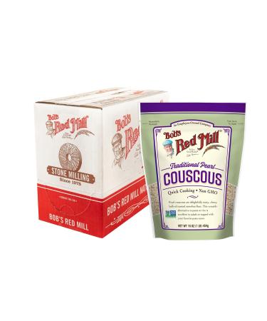 Bob's Red Mill Traditional Pearl Couscous, 16-ounce (Pack of 4) 1 Pound (Pack of 4)