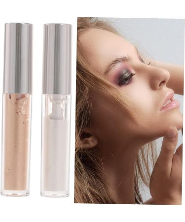 Mikinona 2pcs Liquid Eyeshadow Highlighter Women Glitter Eyeshadow Shimmer Eyeshadow Miss Brighten Cosmetics - Buy Online on SooperMarket.com