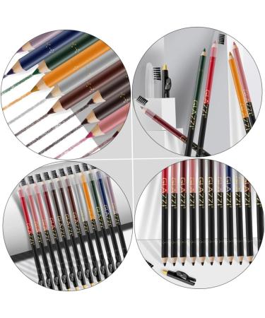 Mikinona 12pcs Lip Liner Eyeliner Waterproof Eyebrow Pencil Eyebrow Liner Plastic Makeup Pen Water Proof - Buy Online on SooperMarket.com