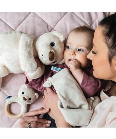Whisbear Eco Bear Baby Teether - Natural Wooden Teething Aid for Babies | Safe & Eco-Friendly Teething Solution - Buy Online on SooperMarket.com