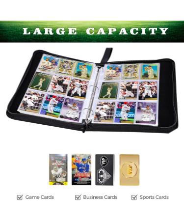 900 Pocket Football Cards Binder | Trading Card Holder Album with 50 Sleeves for Sports & Football Cards - Buy Online on SooperMarket.com