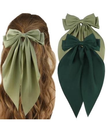 Atoden Hair Clips for Women Hair Accessories Green