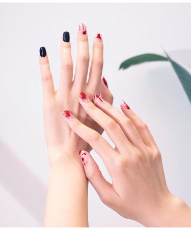 DANNI & TONI 28 Stickers Semi Cured Nail Wraps - Crime Scene Gel Nail Polish Strips - Buy Online on SooperMarket.com
