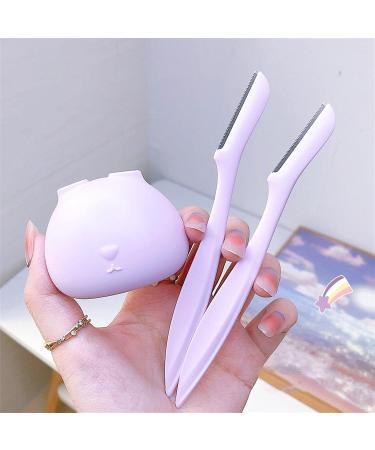 Buy Botiniv 2-Piece Eyebrow Razors for Women | Cute Rabbit-Eye Face Shaver & Dermaplaning Tool - Portable Hair Remover - Buy Online on SooperMarket.com