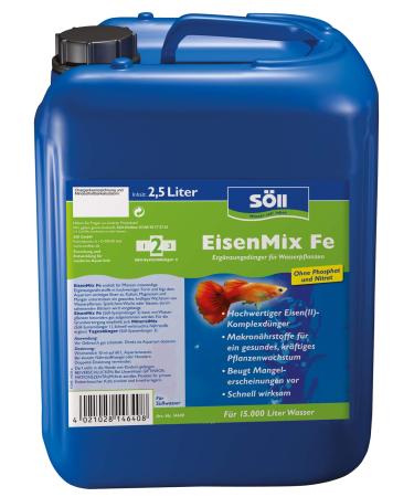 S ll 81443 EisenMix Fe 2.5 l - Supplementary fertilizer for aquatic plants/cares for aquatic plants in the aquarium 2.5 l for 15 000 liters