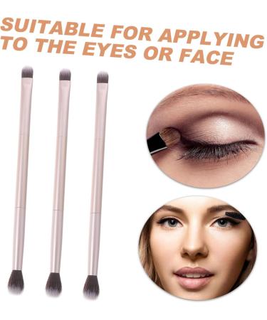 NOLITOY 20pcs Double Brush Makeup Brush Makeup Tools Makeup Eyeshadow Brush Blending Brush Golden - Buy Online on SooperMarket.com