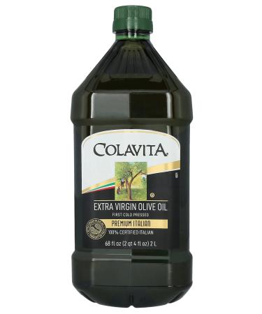 Colavita Premium Italian Extra Virgin Olive Oil, 68 fl. oz. (2 Liters) Jug 68 Fl Oz (Pack of 1) Olive Oil