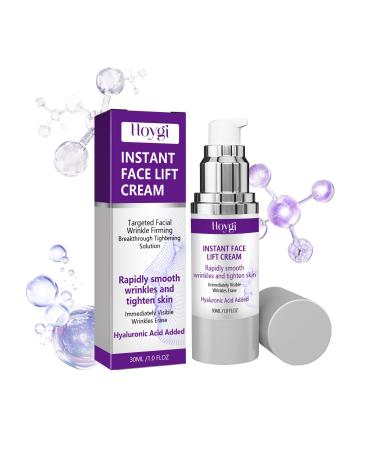 Tongyend Anti Wrinkle Face Cream Instant Face Lift Cream Advanced Skin Tightening Cream For Tightening Oil Free Facial Moisturizer Hyaluronic Acid Moisturizer Skinfix Skin Care Anti Aging 30ml