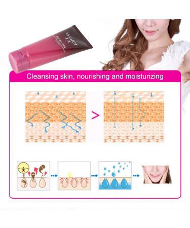Deep Cleansing Foam 100g Facial Cleanser Oil Control Pore Shrinking Blackhead Cleanser and Makeup Remover Face Wash Face Cleanser for All Skin Types - Buy Online on SooperMarket.com