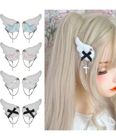 Cool Girls Hair Clip for Women SpiceGirl Hairpins Y2K Hair Clips Hair Style Accessories for ThinBang Animes Headdress Angel Wing Hairclip Hair Barrettes Hairclip Ornaments Black - Buy Online on SooperMarket.com