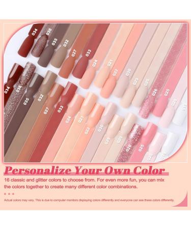 Lavender Violets 20 PCS Fast-Dry Dip-Powder-Nail Kit Skin Pink Gentel Glittery Nude French Nail Dipping Powder Set With Base Activator Top Coat Brush Saver Starter Kit Glossy & Matte Manicure M962 Gentle Skin Pink French Colours - Buy Online on SooperMarket.com