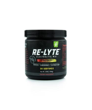 REDMOND Re-Lyte Electrolyte Drink Mix Strawberry Lemonade, 30 serving SMALL 6.88oz jar